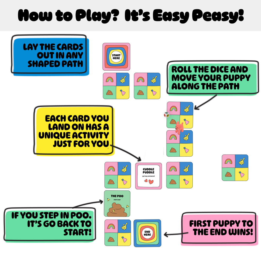 Rainbow Puppy Poopy Party™