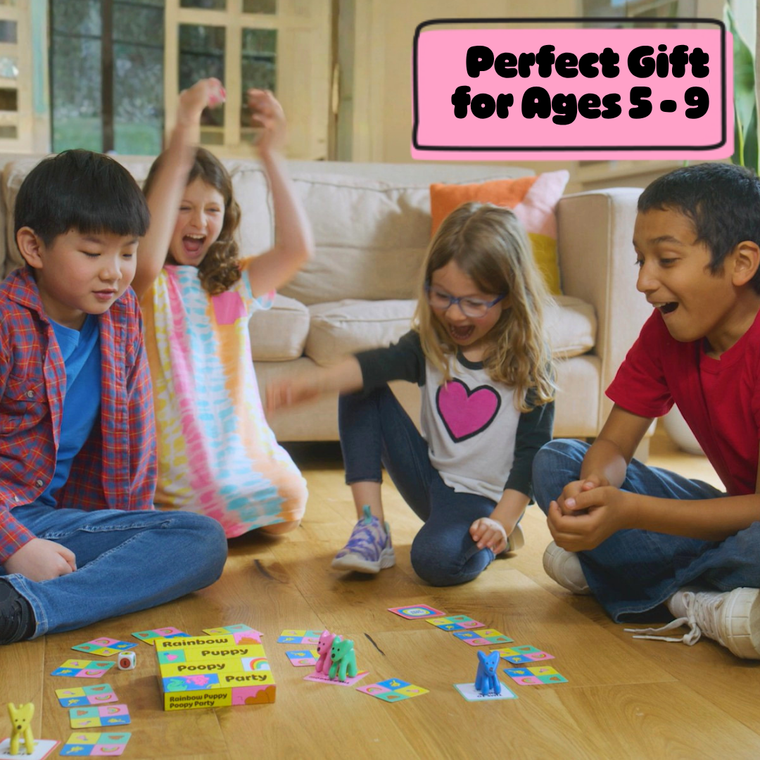 Rainbow Puppy Poopy Party™